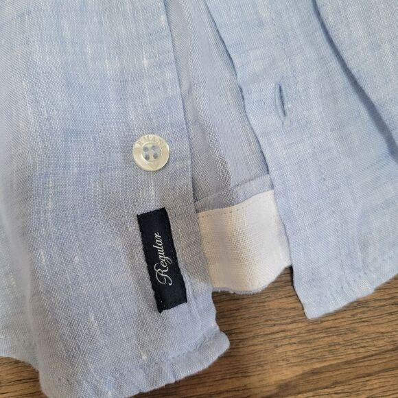 New Armani Junior Linen boys shirt size 2T - Picture 4 of 12